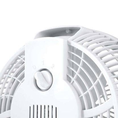 Orbegozo BF 0128 Ventilador Box Fan - Refresca tu Espacio con Comodidad y Versatilidad - 2 en 1 de Mesa y Pared - Aspas de 23cm - Potencia 30 W - Cabezal Orientable - Asa de Transporte - 2 Velocidades 1 pieza(s)