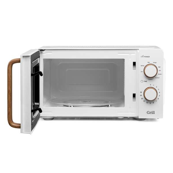 Orbegozo MIG 2142 Microondas con Grill - Capacidad 20L - Potencia 700W - Grill 900W - 5 Niveles de Potencia - Temporizador 30min - Programa de Descongelacion 1 pieza(s)