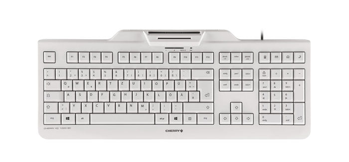 CHERRY KC 1000 SC teclado Universal USB QWERTY Español Gris