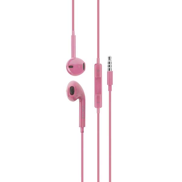 DCU Tecnologic Auricular Jack 3.5mm - Stereo - Color Rosa 1 pieza(s)