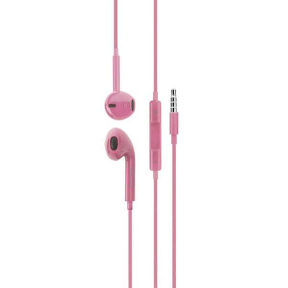 DCU Tecnologic Auricular Jack 3.5mm - Stereo - Color Rosa 1 pieza(s)