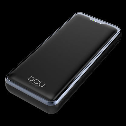 DCU Tecnologic Power Bank Laptop 20000mAH - Carga Rapida 45W y 22.5W - Doble Salida USB - Gran Capacidad - Polimero de Litio - Tipo C y Lightning - Ligero y Compacto - Color Negro 1 pieza(s)