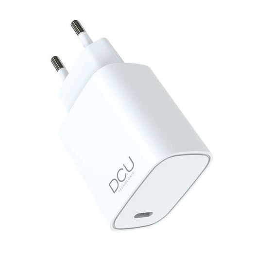 DCU Tecnologic Cargador Gan USB Tipo C PD 30W - Color Blanco 1 pieza(s)