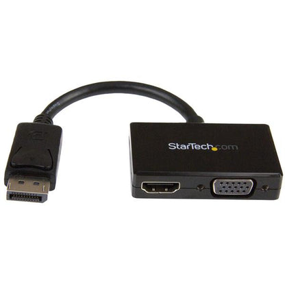 StarTech.com - Adaptador DP de Audio/Vídeo para Viajes - Conversor DisplayPort a HDMI o VGA - 1920x1200 1080p