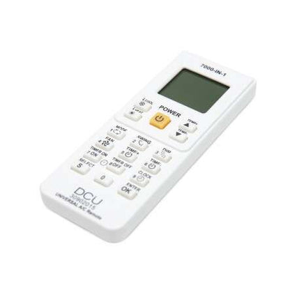 DCU Tecnologic Mando a Distancia Universal para Aire Acondicionado 7000 en 1 Nuevo - Color Blanco 1 pieza(s)