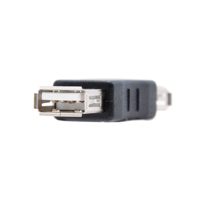 Nanocable - 10.02.0001 cambiador de género para cable USB 2.0 Negro