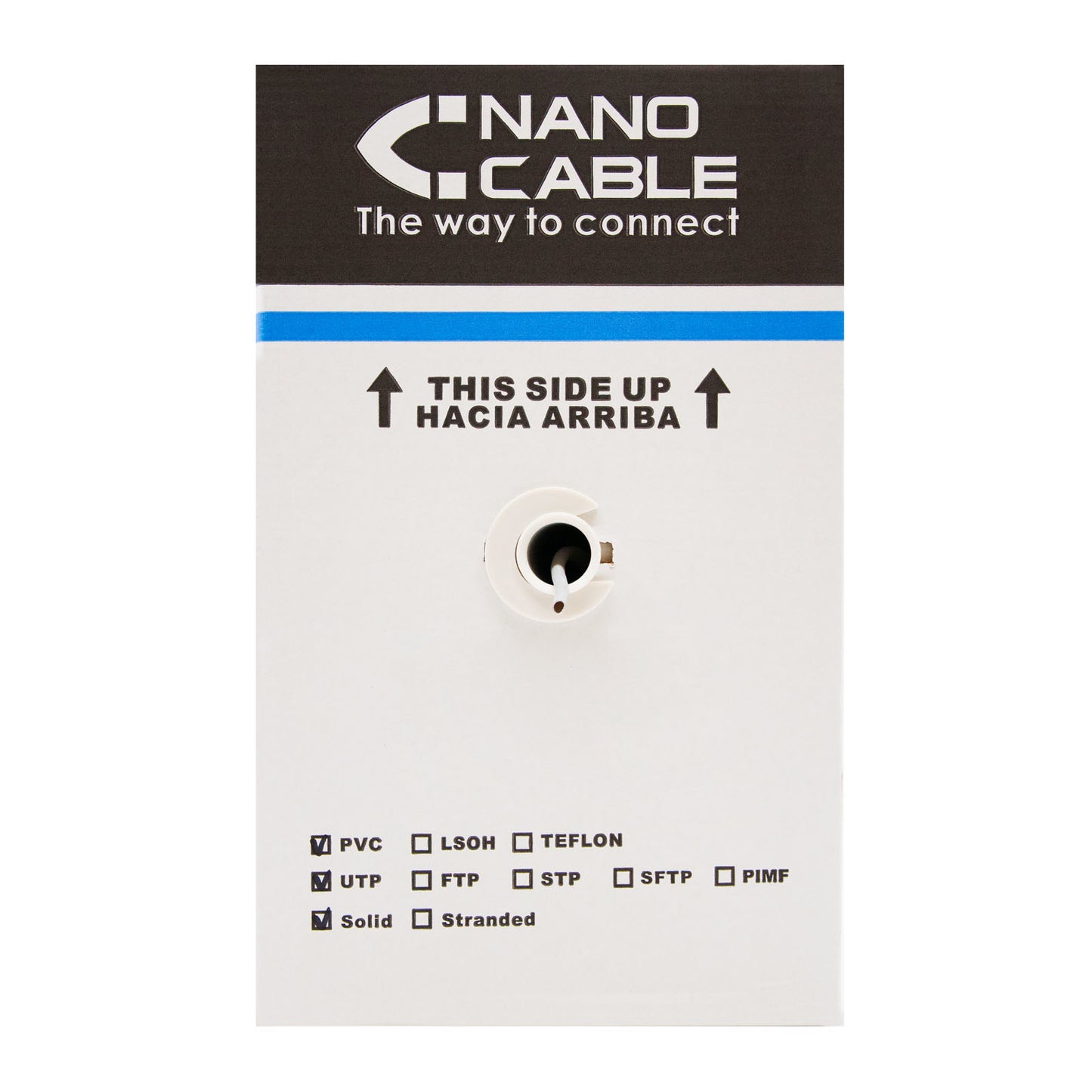 Nanocable - CABLE RED RJ45 CAT.5E UTP RIGIDO AWG24  305 M