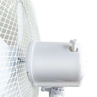 Muvip Ventilador de Pie 45W 3 Aspas - 3 Velocidades - Altura e Inclinacion Ajustables - Base Reforzada - Color Blanco 1 pieza(s)