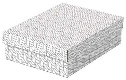 Esselte - 628284 caja de almacenaje Rectangular Cartón Blanco