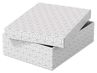 Esselte - 628284 caja de almacenaje Rectangular Cartón Blanco