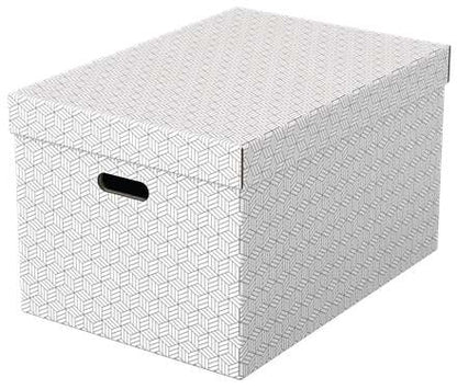 Esselte - 628286 caja de almacenaje Rectangular Cartón Blanco