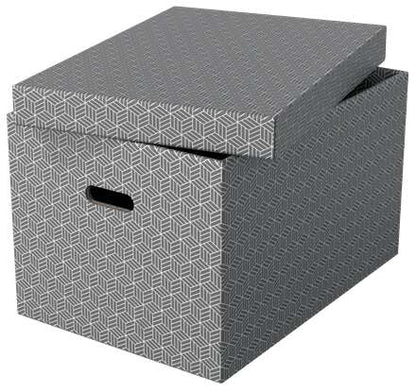 Esselte - 628287 caja de almacenaje Rectangular Cartón Gris