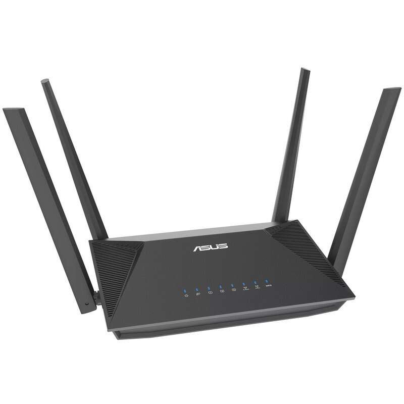 Asus RT-AX52 Router AX1800 WiFi 6 Dual Band AiMesh - Hasta 1800Mbps - 4 Puertos RJ45 LAN - 4 Antenas Externas 1 pieza(s)