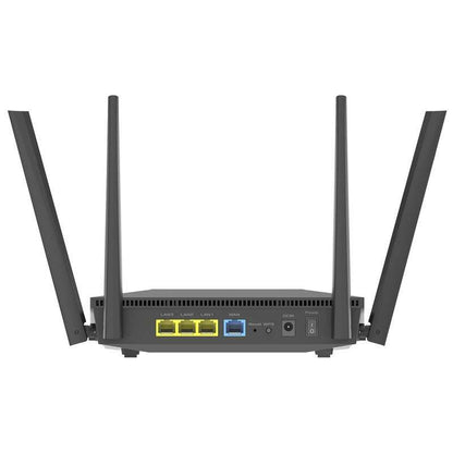 Asus RT-AX52 Router AX1800 WiFi 6 Dual Band AiMesh - Hasta 1800Mbps - 4 Puertos RJ45 LAN - 4 Antenas Externas 1 pieza(s)