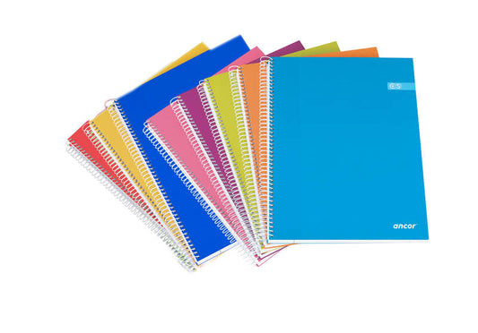 Ancor - CUADERNO TAPA DURA FOLIO 80 HOJAS 60G Q.4X4 ANCOR 064872