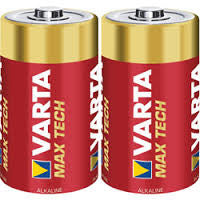 Varta - MAX TECH 2x Alkaline D Batería de un solo uso Alcalino