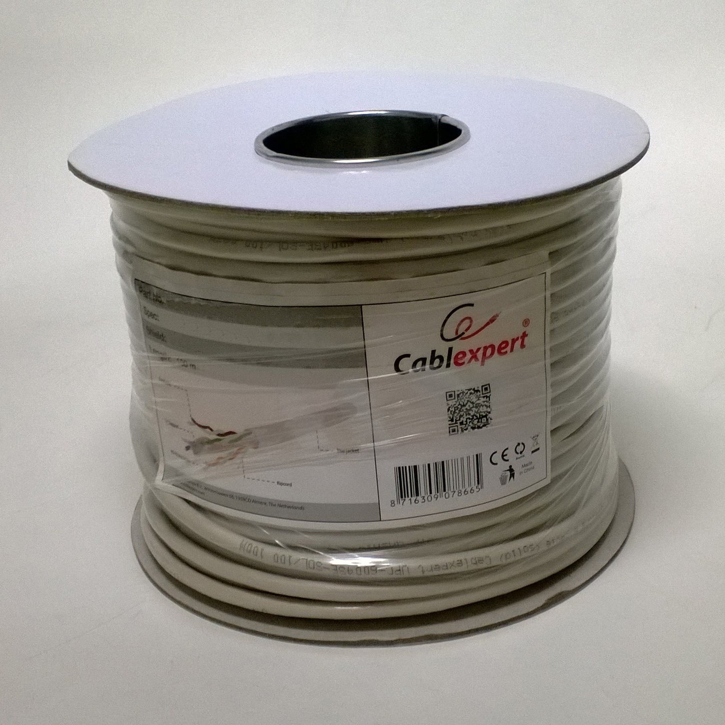 Gembird - CAT6 UTP 100m cable de red Gris U/UTP (UTP)