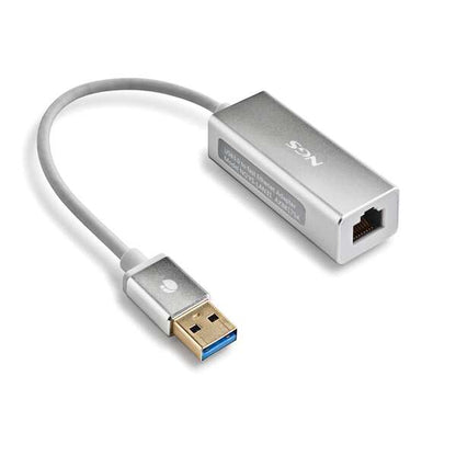 NGS Hacker 3.0 Adaptador USB a LAN - 1Gbps - Cable 15cm - Color Gris 1 pieza(s)