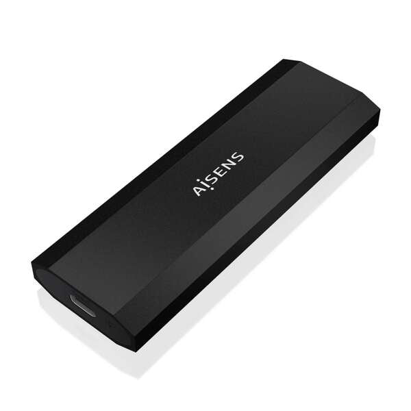 AISENS - Caja Externa M.2 (NGFF) ASM2-028B NVMe a USB3.2 Gen2  Negra