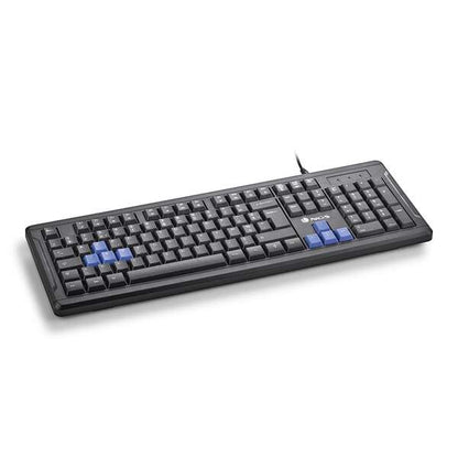 NGS GKX-305 Teclado Gaming USB Frances - 26 Teclas Antighosting - Iluminacion LED 5 Niveles de Intensidad - Teclas Multimedia - Color Negro 1 pieza(s)