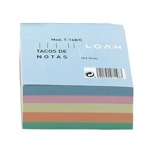 Loan - TACO NOTAS ENCOLADO COLORES 10X10