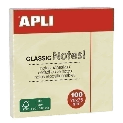 APLI - TACO NOTAS APLI 75x75 ESTANDAR - Pack de 1 unidades 10975