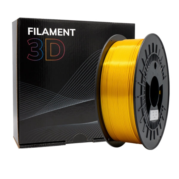 Filamento 3D PLA SILK - Diametro 1.75mm - Bobina 1kg - Color Oro Tintasmurcia.com