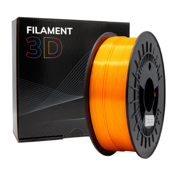 Filamento 3D PLA SILK - Diametro 1.75mm - Bobina 1kg - Color Naranja Tintasmurcia.com