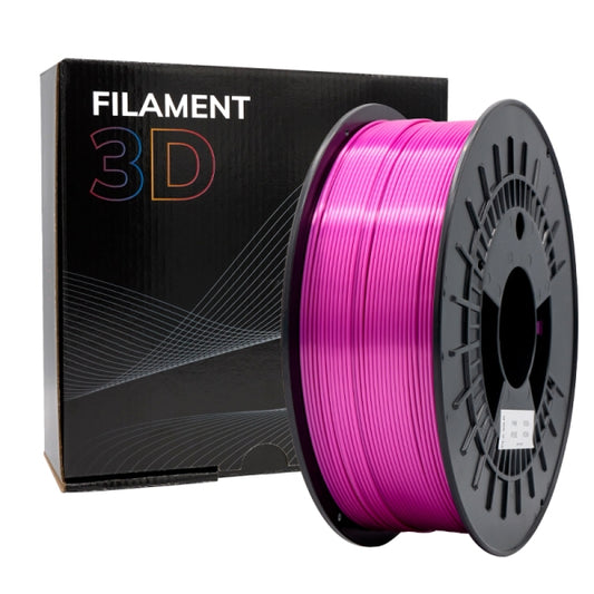 Filamento 3D PLA SILK - Diametro 1.75mm - Bobina 1kg - Color Rosa Tintasmurcia.com