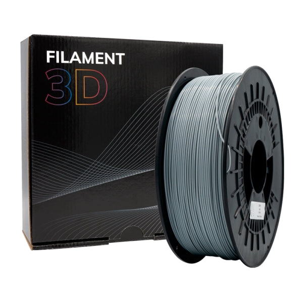 Filamento 3D PLA TOUGH - Diametro 1.75mm - Bobina 1kg - Color Gris Tintasmurcia.com