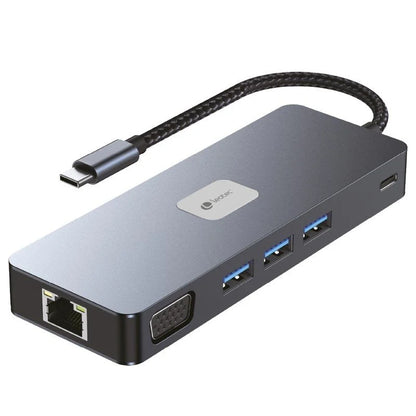 Leotec - LEOTEC DOCKING STATION 11-1 PLUS 1USB-C PD100 3USB3.2 HDMI VGA GGL LECTJSD MCSD