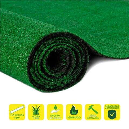 SunGarden Cesped Artificial 2x5m 7mm Serie - Ecoverde 1 pieza(s)