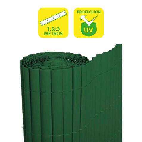 SunGarden Cañizo Plastico Doble Cara 1.5x3m - Color Verde 1 pieza(s)