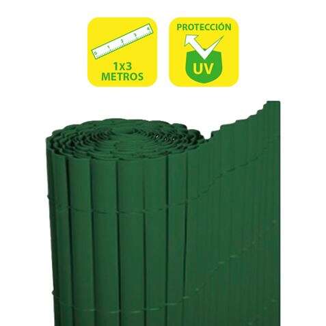 SunGarden Cañizo Plastico Doble Cara 1x3m - Color Verde 1 pieza(s)