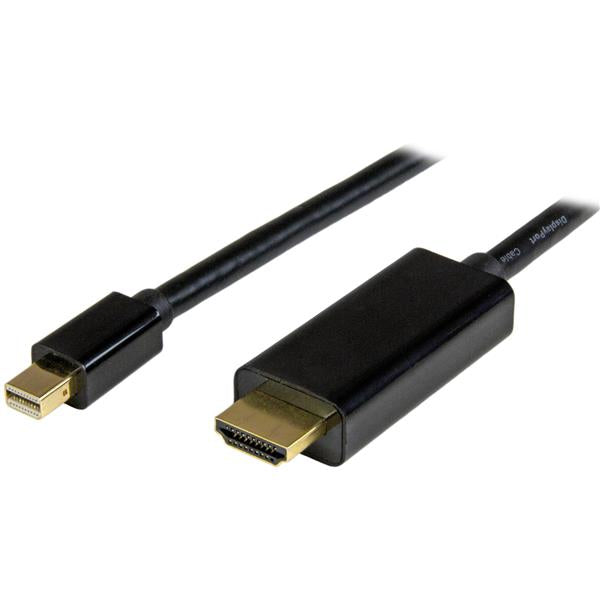 StarTech.com - Cable Conversor Mini DisplayPort a HDMI de 2m - Color Negro - Ultra HD 4K