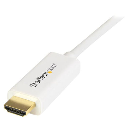 StarTech.com - Cable Conversor Mini DisplayPort a HDMI de 2m - Color Blanco - Ultra HD 4K