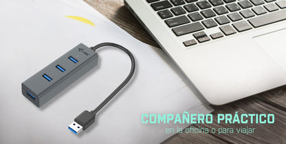 i-tec - Metal USB 3.0 HUB 4 Port