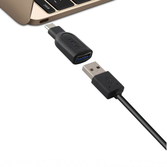 Ksix - Adaptador  conectores USB-C y USB-A