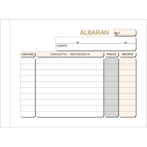 Loan - TALONARIO ALBARANES 8º APDO DUPLI LOAN