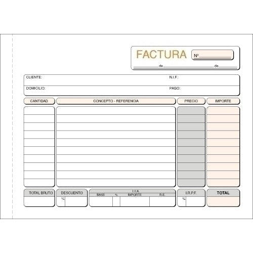 Loan - TALONARIO FACTURAS 4º APDO DUPLI LOAN