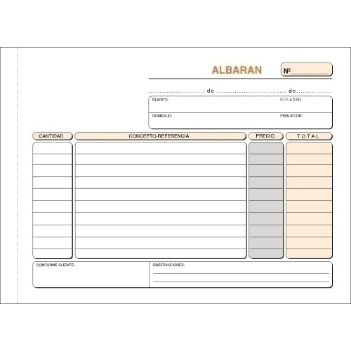 Loan - TALONARIO ALBARANES 4º  APDO TRIPLI LOAN