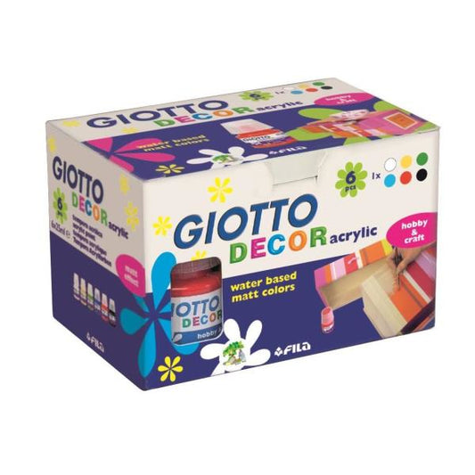 Giotto - Decor pintura a base de agua 25 ml 6 pieza(s)