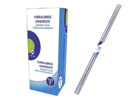 Bismark Forralibros Adherente PVC 2mx45cm - Forro de Plastico Adherente - Transparente 1 pieza(s)