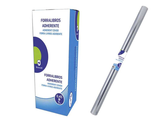 Bismark Forralibros Adherente PVC 5mx45cm - Forro de Plastico Adherente - Transparente 1 pieza(s)