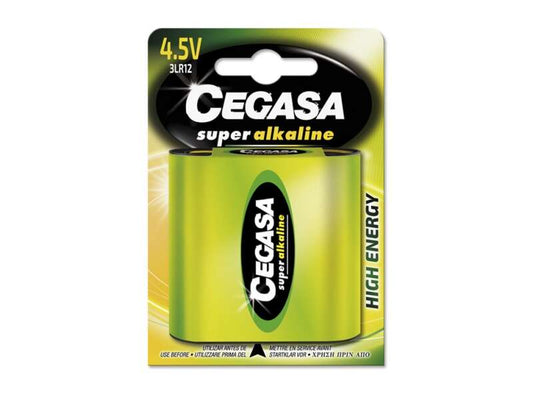 Cegasa Super Alkaline Pack de 1 Pila 3LR12 4.5V - Alta Tecnologia - Fiabilidad - Elevado Rendimiento - Maximas Prestaciones 1 pieza(s)