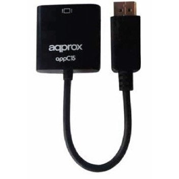 Approx - appC15 VGA (D-Sub) DisplayPort Negro