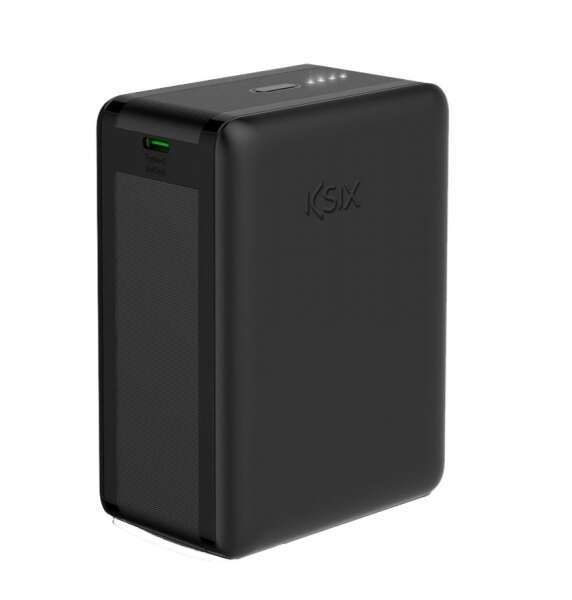 Ksix Powerbank Nano 30.000 mAh - para Portatiles - Tamaño Bolsillo - Power Delivery - 65 W - Cable USB-C - Carga Simultanea - Color Negro 1 pieza(s)