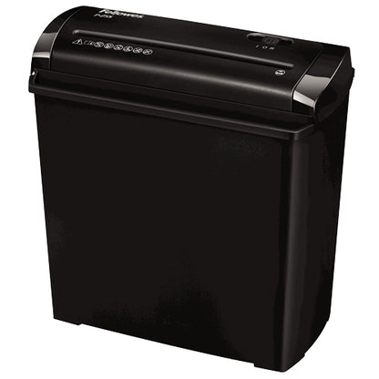 Fellowes - P-25S triturador de papel Corte en tiras 22 cm Negro  Gris