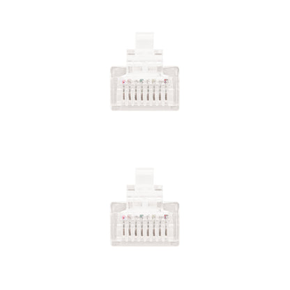 Nanocable - CABLE RED LATIGUILLO RJ45 CAT.5E UTP AWG24  BLANCO  0.5 M