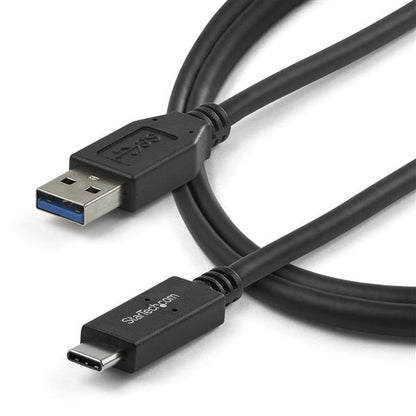 StarTech.com - Cable de Carga y Sincronización USB-A a USB-C de 1m - Cable USB de 10Gbps - Cable de Datos USB-A a USB Tipo C - M/M - Negro